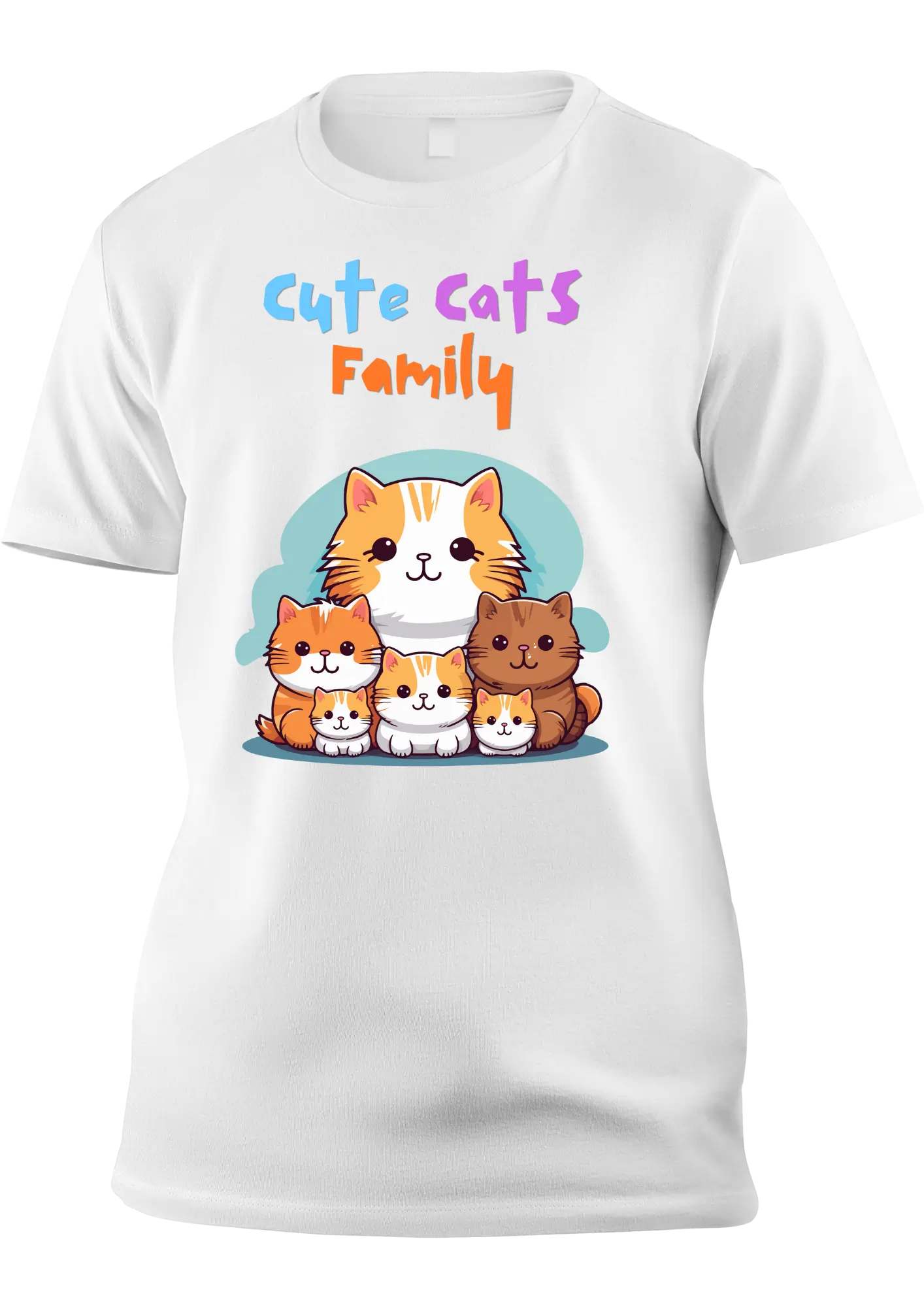 Cute cat family | Cats | Kids T-shirt | Signature Tees | Cute cats family