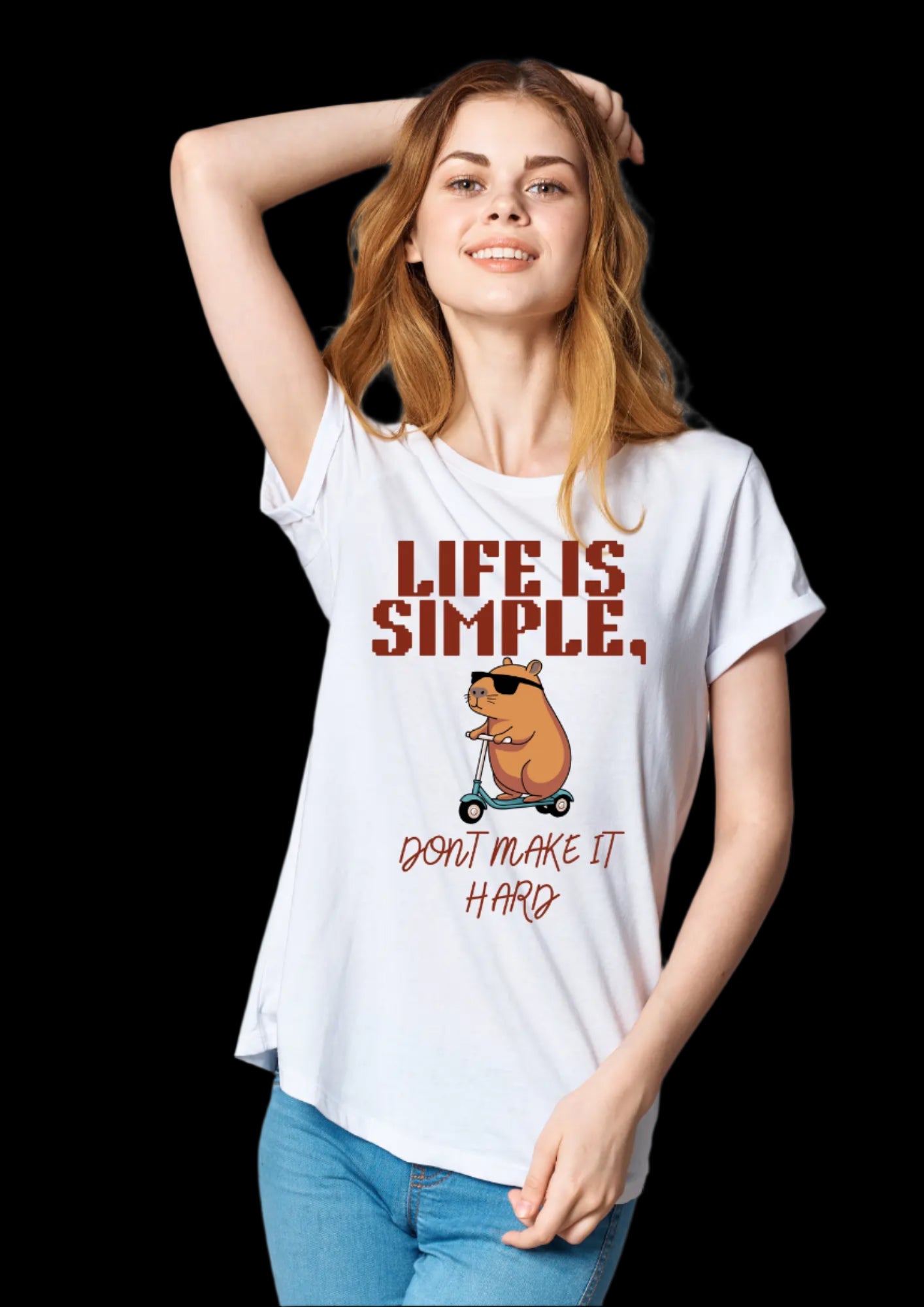 Signature Tees | Men Women Regular Fit T-Shirt | Life is Simple