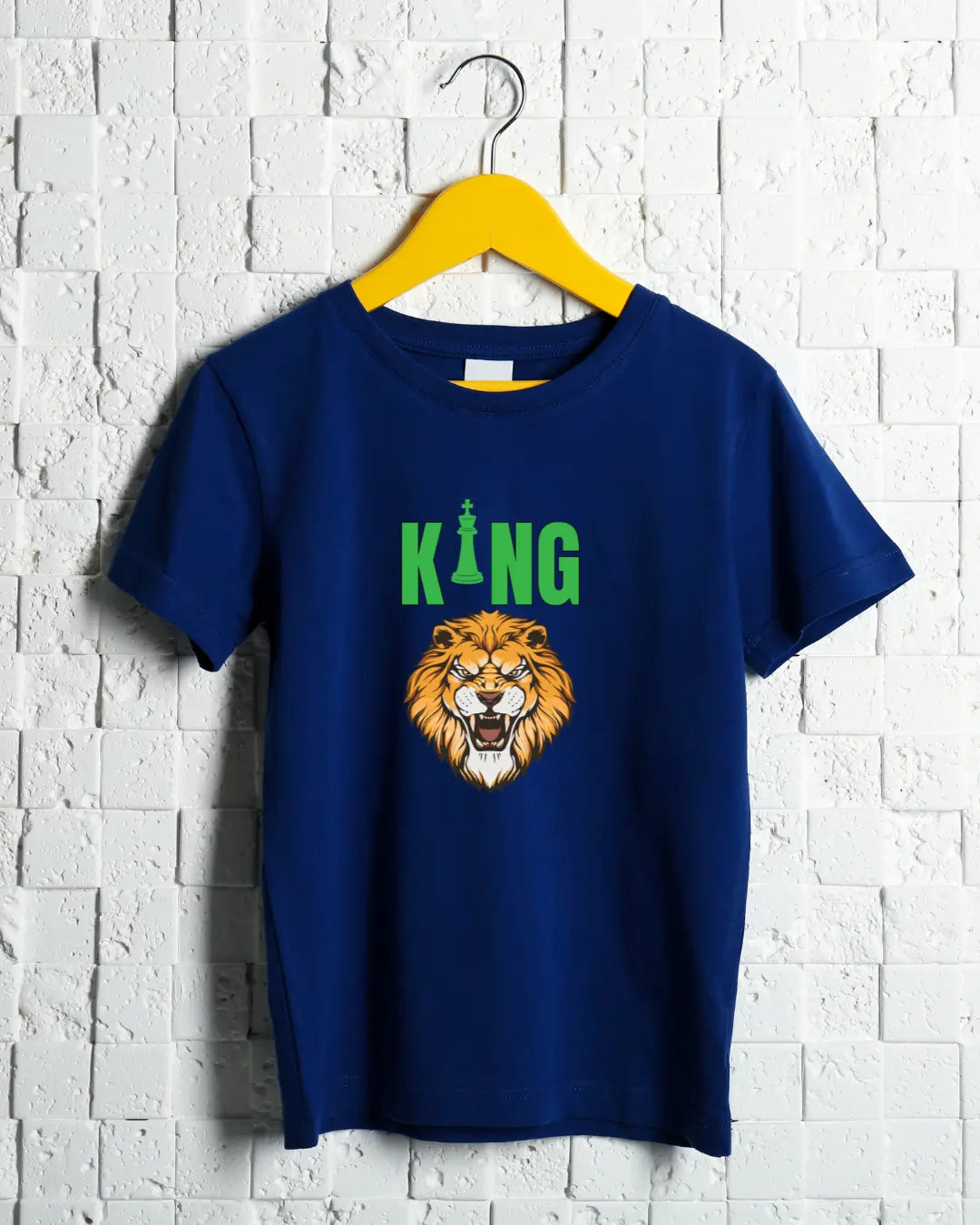 King lion | Animal | Boys | Men | Signature Tees | Men Regular Fit T-Shirt | King