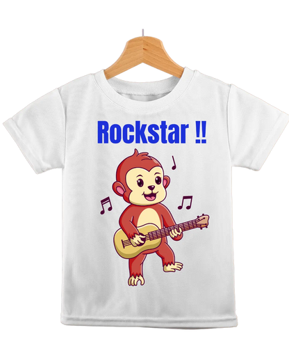 Kids T-shirt | Rock star | Signature Tees | White Black Red