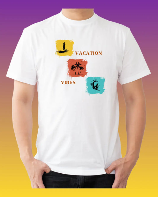 Vacation Vibes | Men | Women | Signature Tees | Men Regular Fit T-Shirt | vacationvibes..