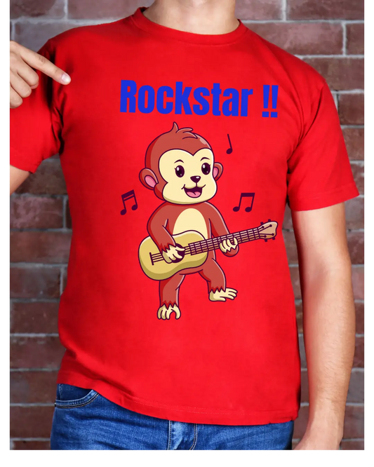 Kids T-shirt | Rock star | Signature Tees | White Black Red