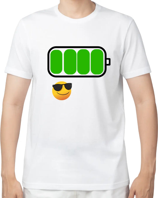 Fully charged | Boys | Men | Signature Tees | Men Regular Fit T-Shirt | charged
