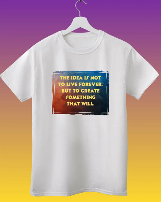 Men | Women| Signature Tees | Men Regular Fit T-Shirt | the idea is not..