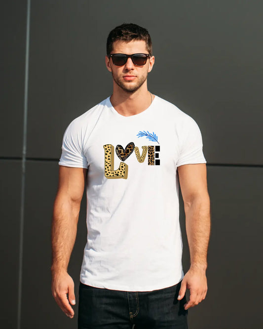 Love | Romantic | Boys | Men | Signature Tees | Men Regular Fit T-Shirt | Love