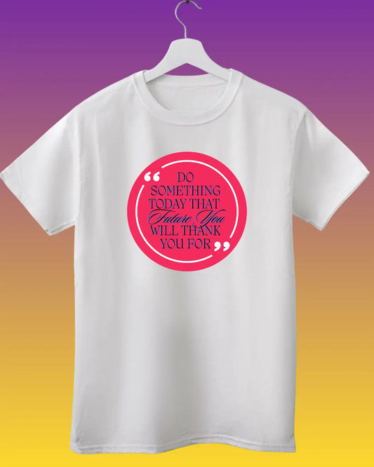 Do something today | Men | Women | Signature Tees | Men Regular Fit T-Shirt | Dosomethingtoday