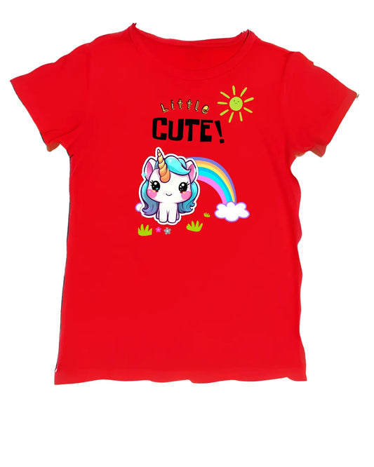 Kids T-shirt | Unicorn | Little cute | Signature Tees | Little cute