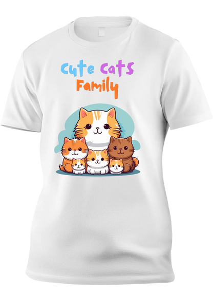 Cute cat family | Cats | Kids T-shirt | Signature Tees | Cute cats family