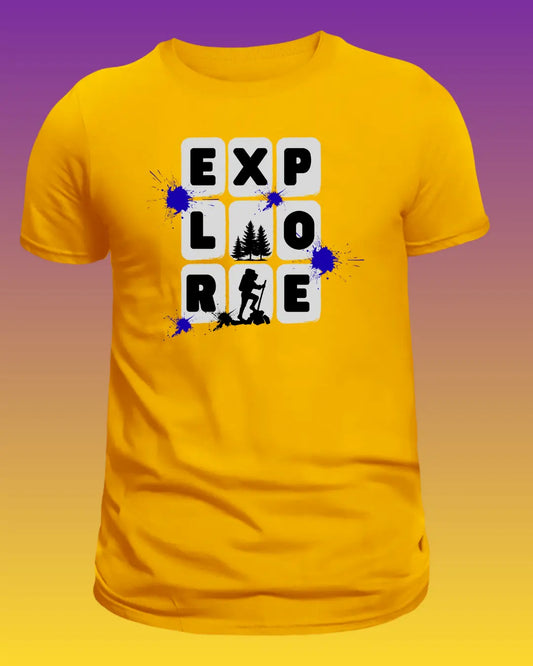 Explore the nature | Men | Women | Signature Tees | Men Regular Fit T-Shirt | explore