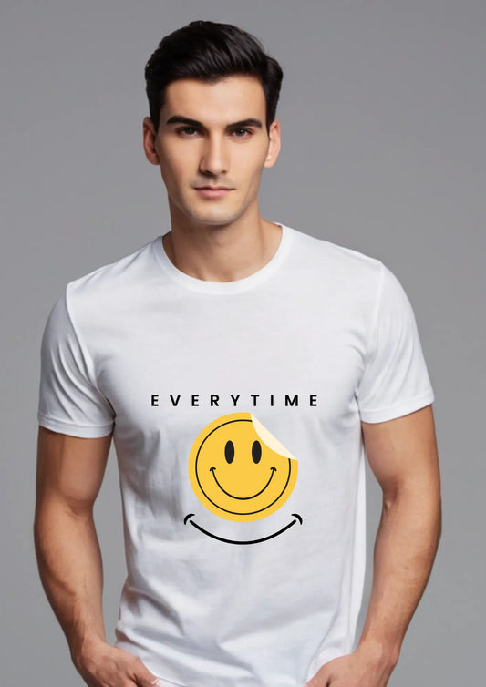 Everytime Smile T shirt | Boys | Men | Signature Tees | Men Regular Fit T-Shirt | Everytime smile