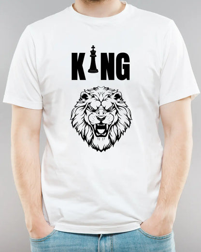 King lion | Animal | Boys | Men | Signature Tees | Men Regular Fit T-Shirt | King